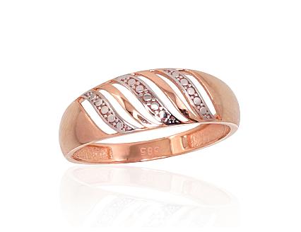 Red gold ring
