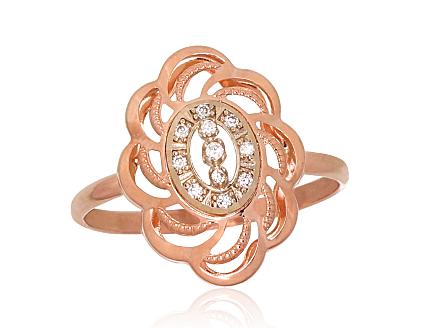 Ring aus Gold mit Zirkonia