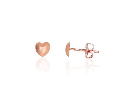 Серьги из красного золота