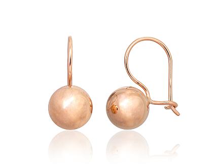 Серьги из красного золота