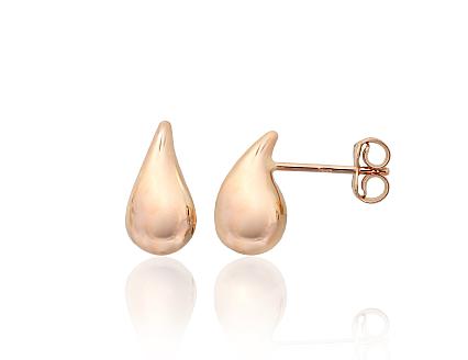 Серьги из красного золота
