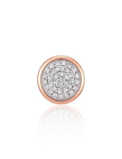 Kettenanhänger aus Rotgold mit Diamanten