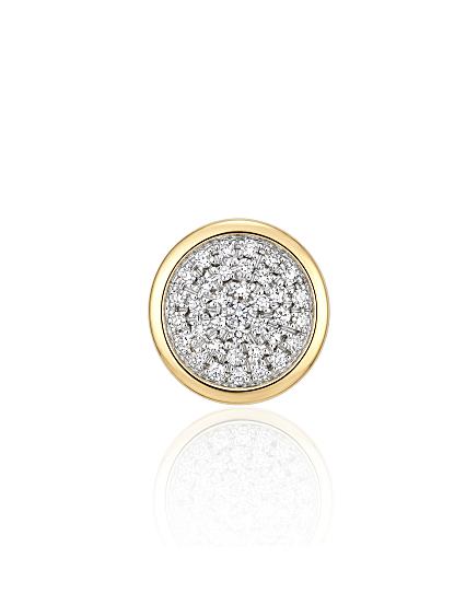 Kettenanhänger aus Gelbgold mit Diamanten