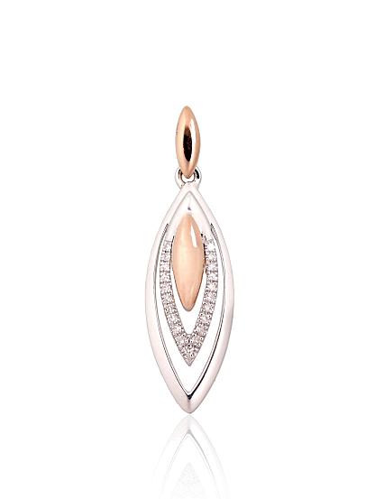 Kettenanhänger aus Gold mit Diamanten