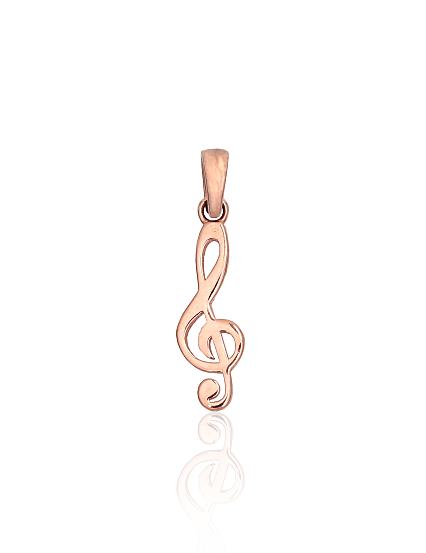 Red gold pendant