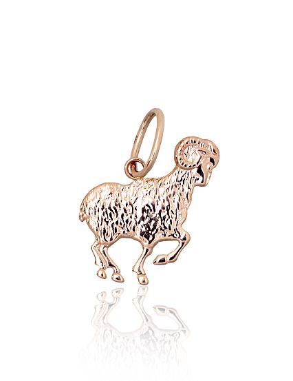 Red gold pendant
