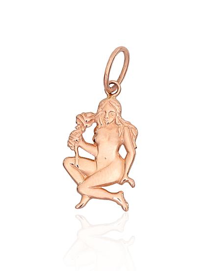 Red gold pendant