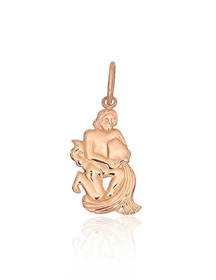 Red gold pendant