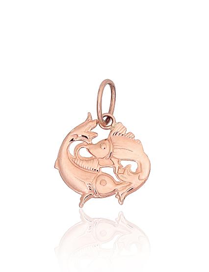 Red gold pendant