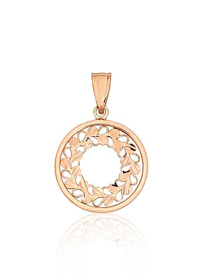 Red gold pendant