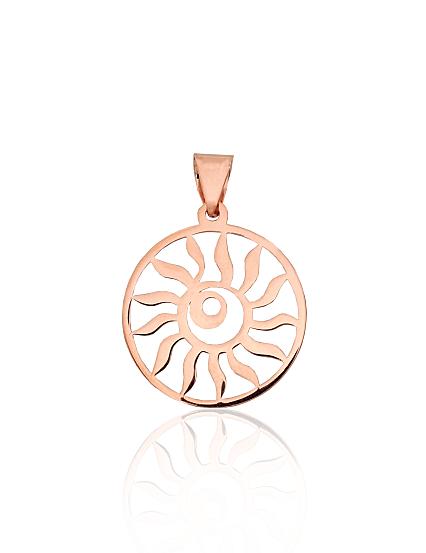 Red gold pendant