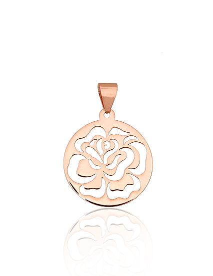 Red gold pendant
