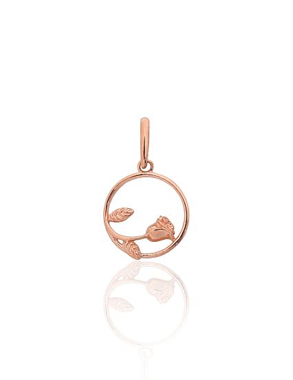 Red gold pendant