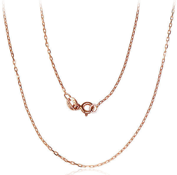 Red gold chain "Anchor 1.2 mm"