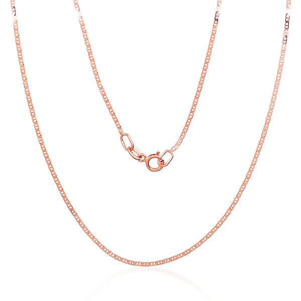 Red gold chain "Marina 1.1 mm"