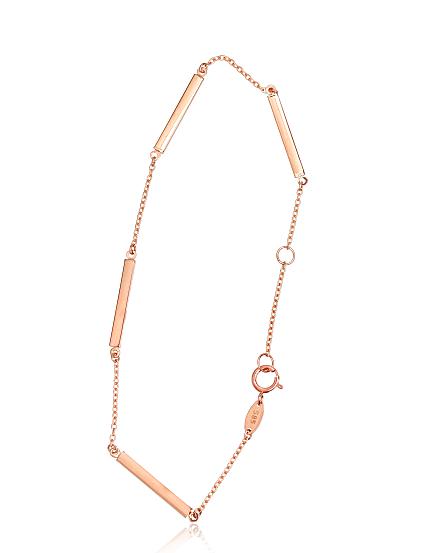 Red gold bracelet