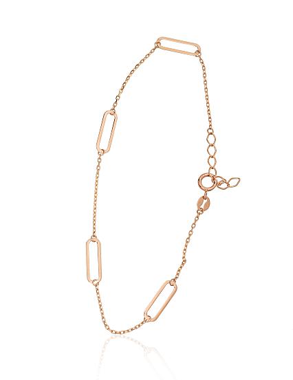 Red gold bracelet