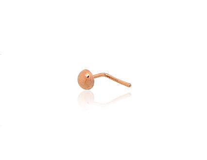 Punasest kullast piercing