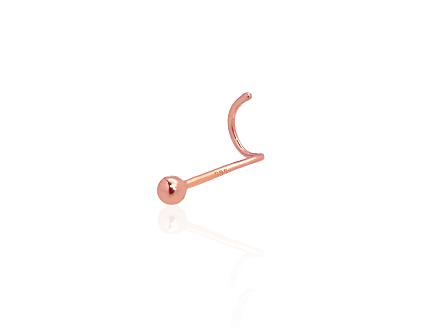 Punasest kullast piercing