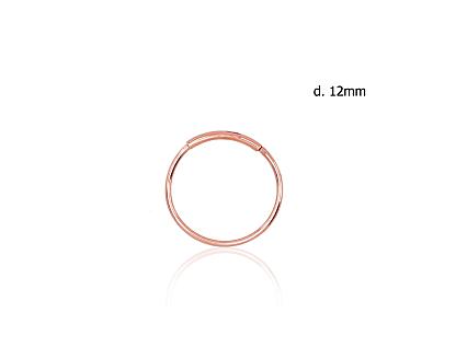 Punasest kullast piercing