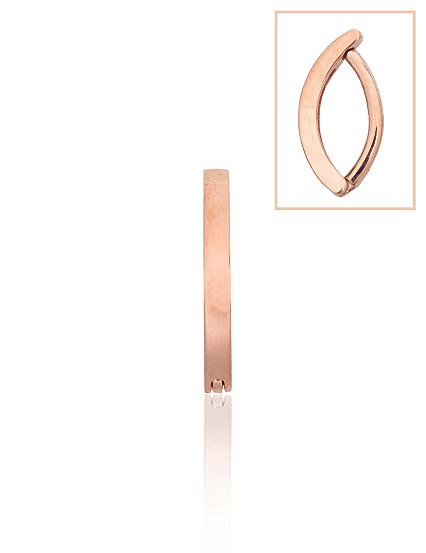 Punasest kullast piercing