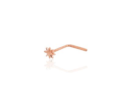 Punasest kullast piercing