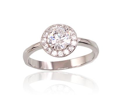 Ring aus Silber mit Zirkonia