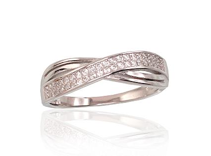Ring aus Silber mit Zirkonia