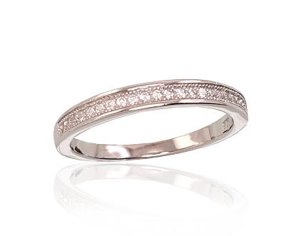 Ring aus Silber mit Zirkonia