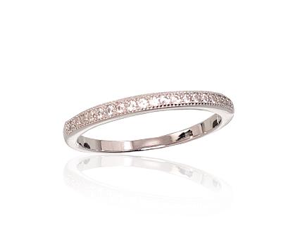 Ring aus Silber mit Zirkonia