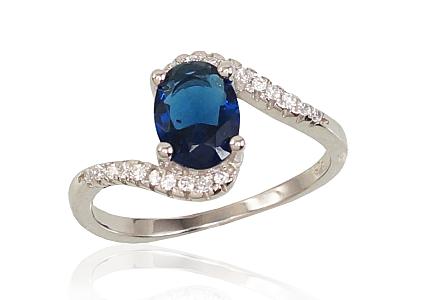 Ring aus Silber mit Zirkonia