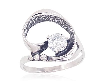 Ring aus Silber mit Zirkonia