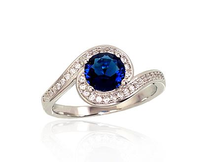 Ring aus Silber mit Zirkonia
