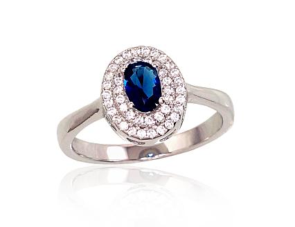 Ring aus Silber mit Zirkonia