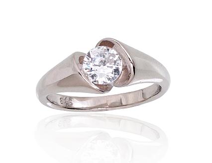 Ring aus Silber mit Zirkonia