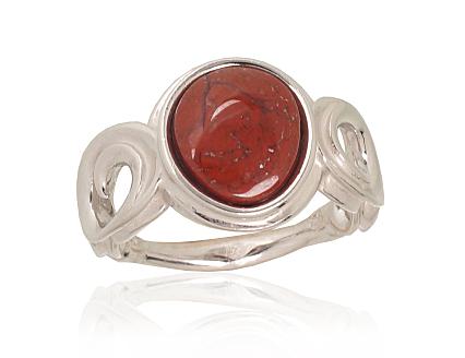 Ring aus Silber mit Jaspis