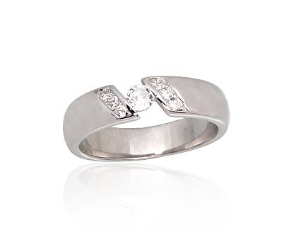 Ring aus Silber mit Zirkonia