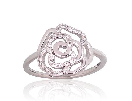 Ring aus Silber mit Zirkonia