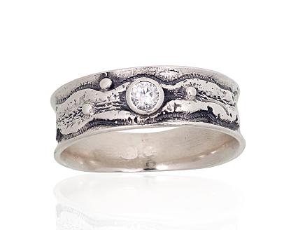 Ring aus Silber mit Zirkonia