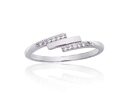 Ring aus Silber mit Zirkonia