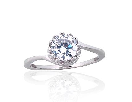 Ring aus Silber mit Zirkonia