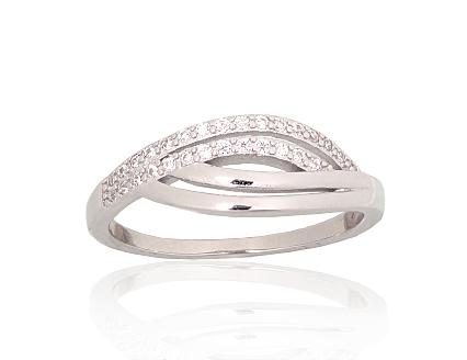 Ring aus Silber mit Zirkonia