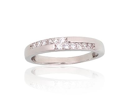 Ring aus Silber mit Zirkonia