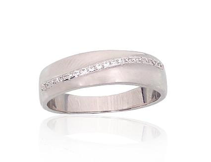 Ring aus Silber mit Zirkonia