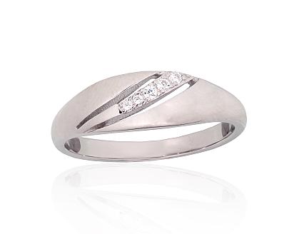 Ring aus Silber mit Zirkonia