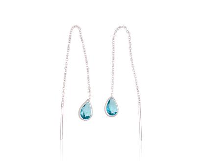 Ohrringe aus Silber mit Zirkonia