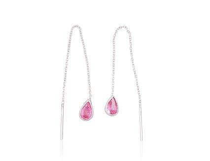 Ohrringe aus Silber mit Zirkonia