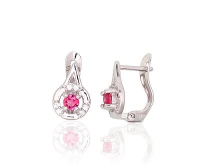 Ohrringe aus Silber mit Zirkonia