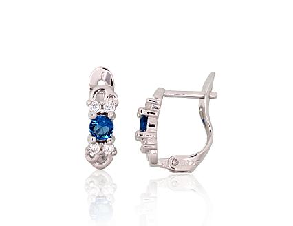 Ohrringe aus Silber mit Zirkonia