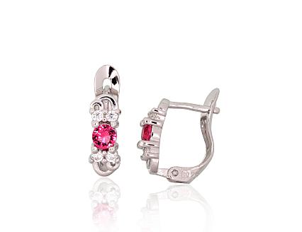 Ohrringe aus Silber mit Zirkonia